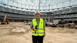David Torres en el Nou Mestalla